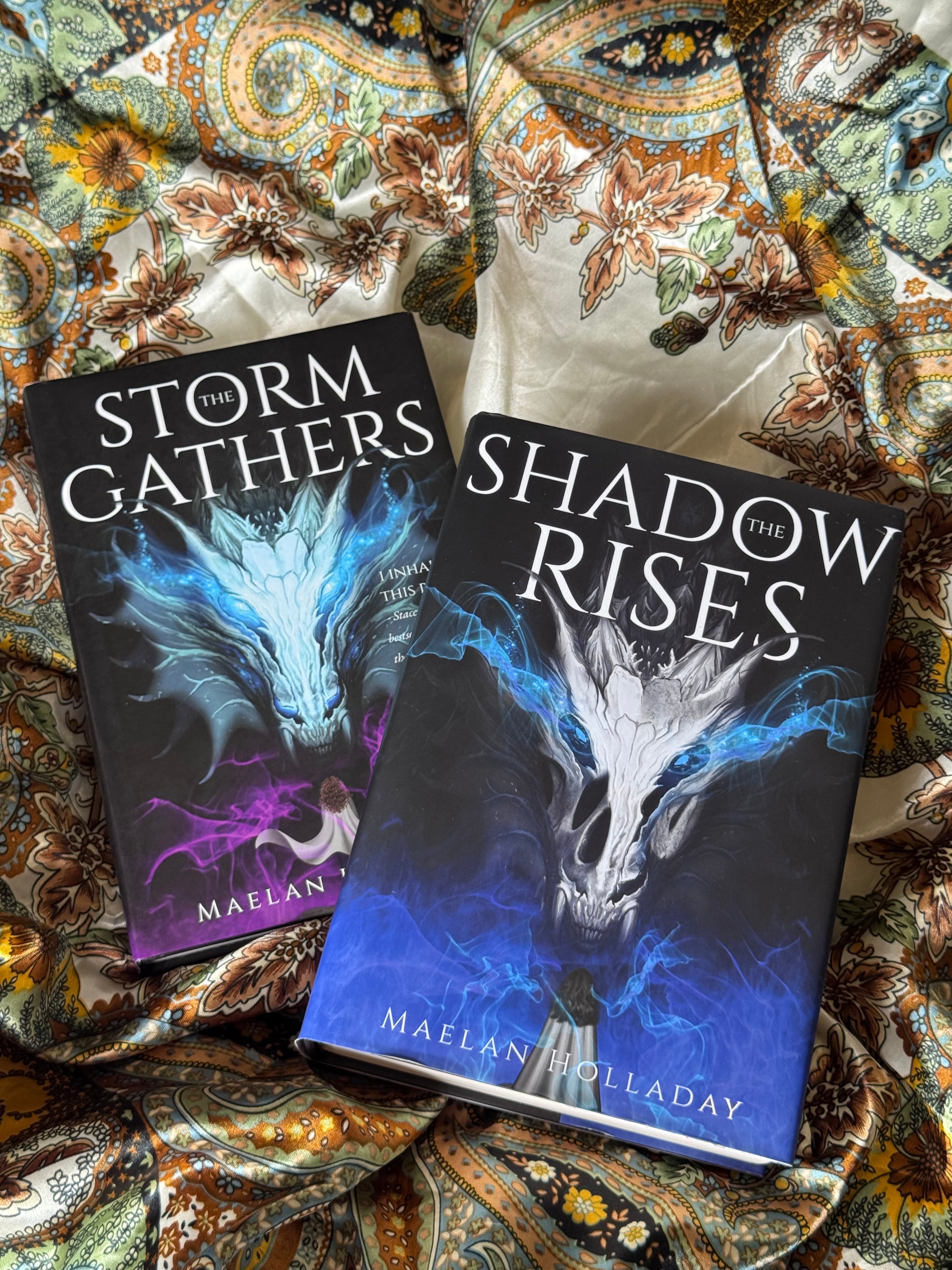 signed Stormfall hardback Books 1 & 2