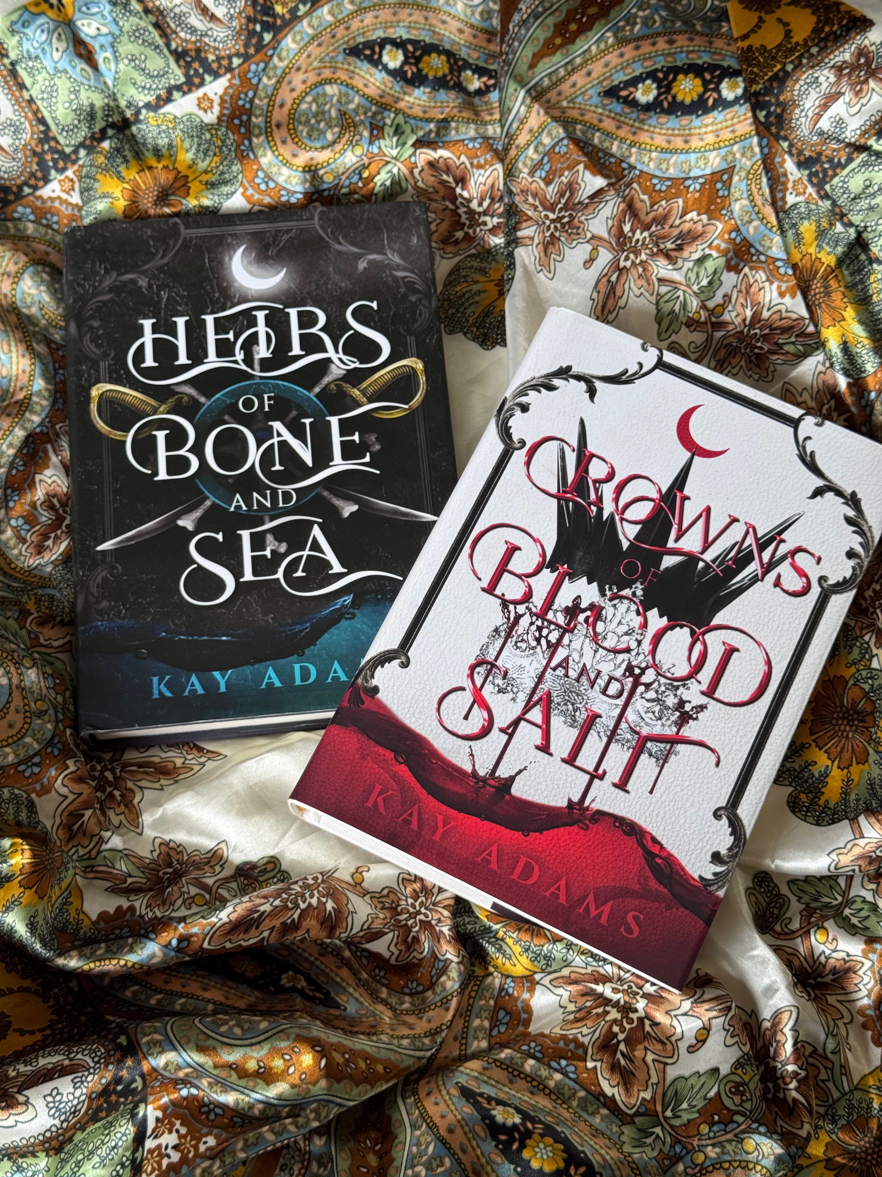 signed Dark Depths duology hardback books