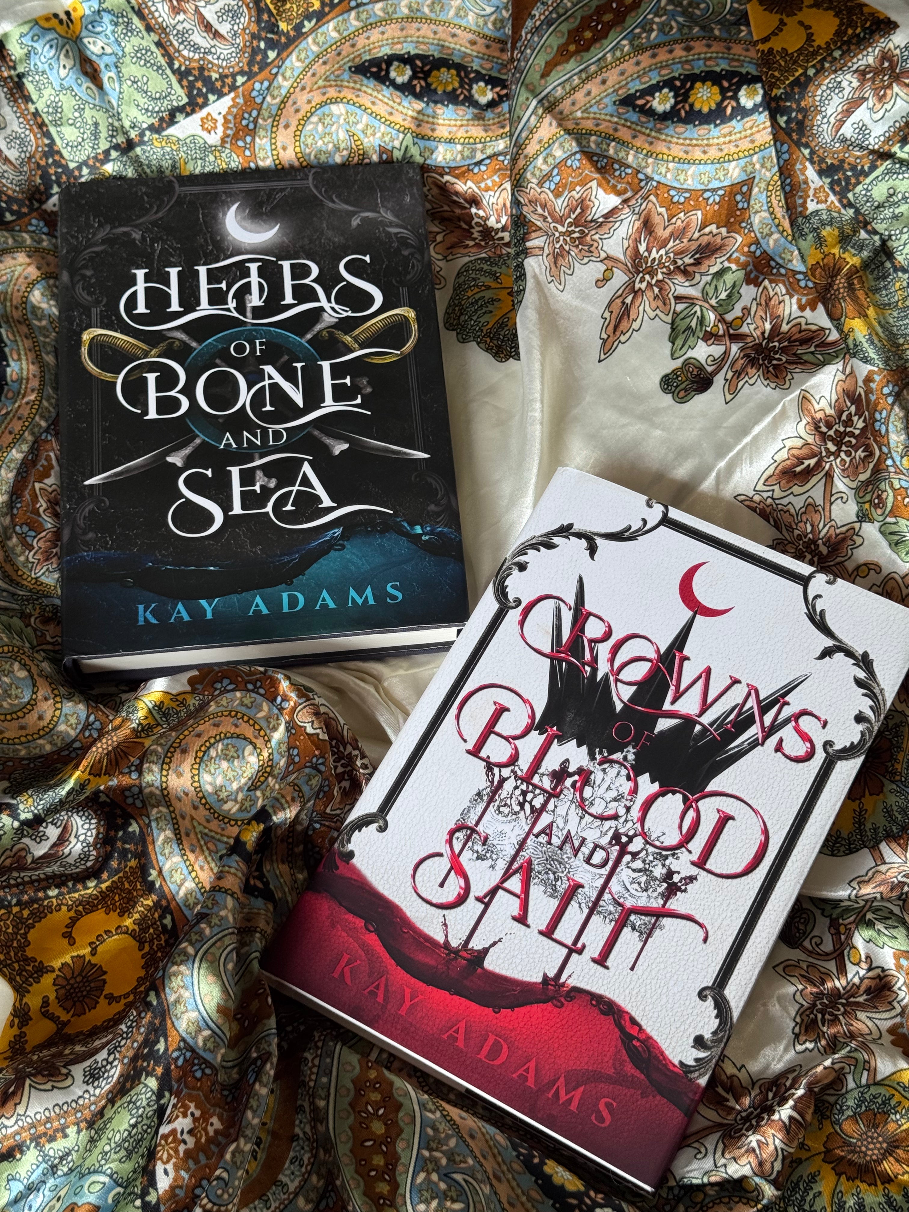 signed Dark Depths duology hardback books