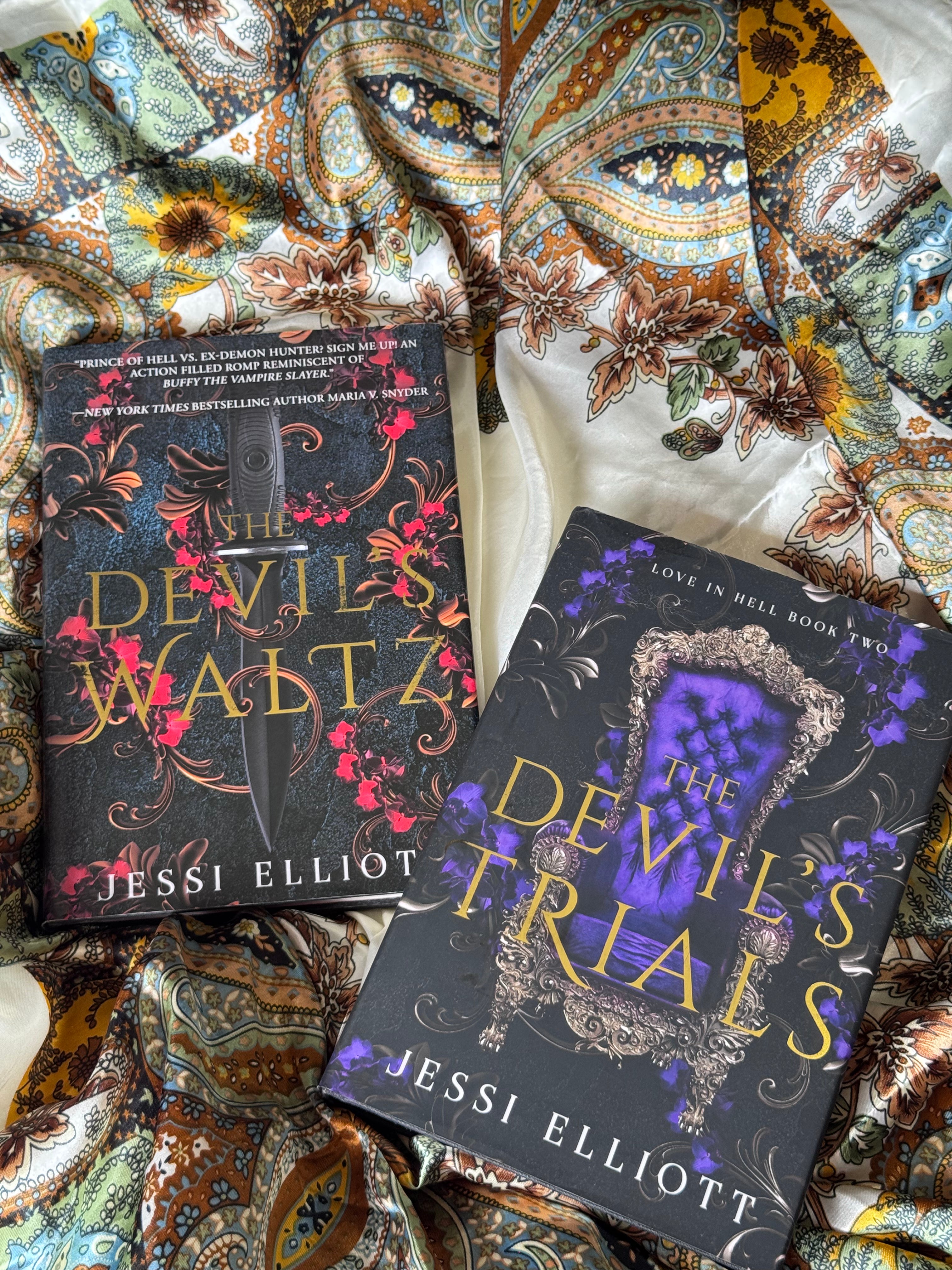 signed Love in Hell hardback Books 1 & 2