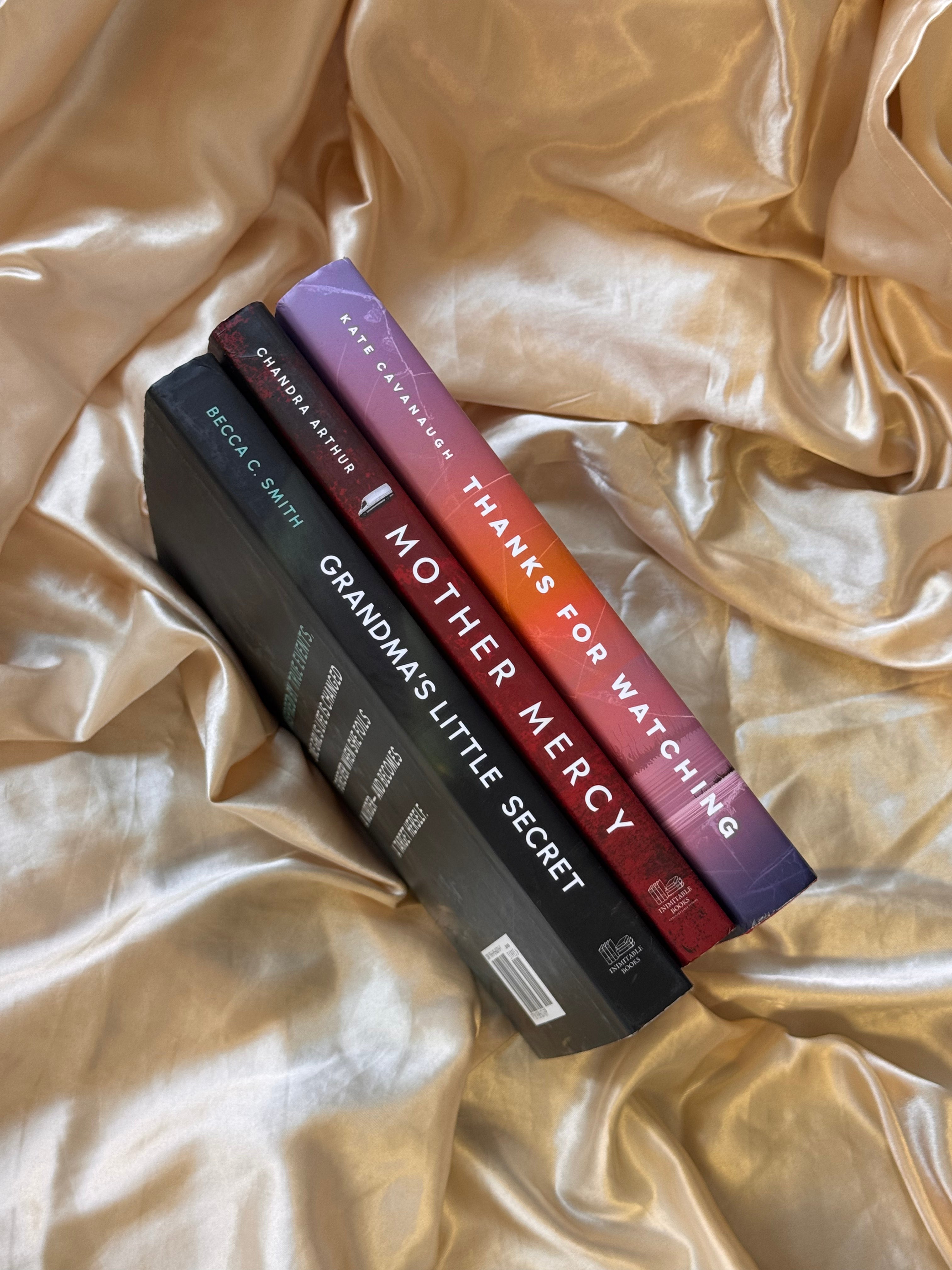 Three Chilling Thrillers of Secrets and Survival - 3 signed hardback bundle