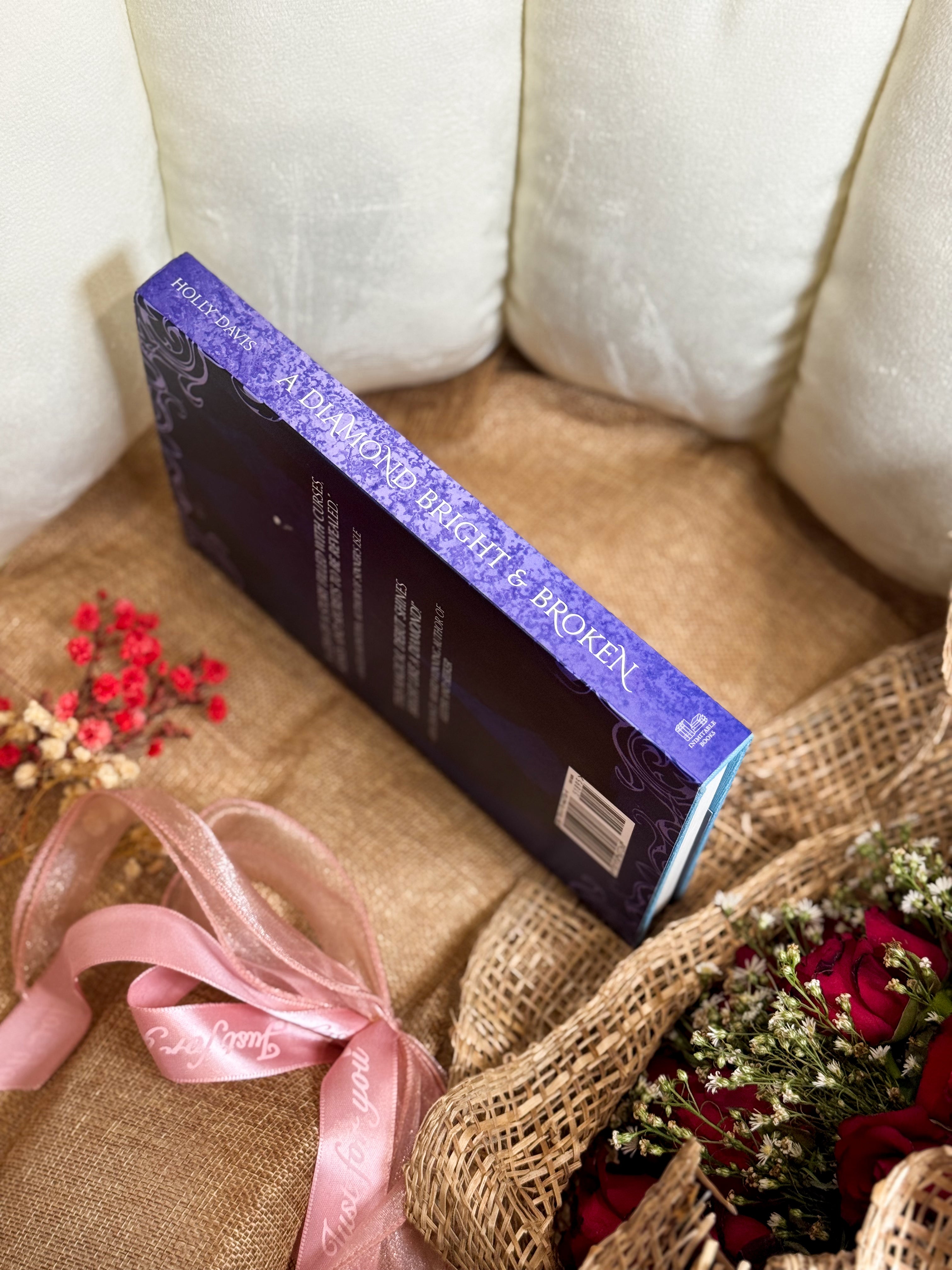 A Diamond Bright and Broken signed hardback